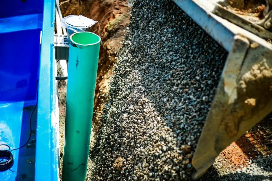 Sump pipe for ground water