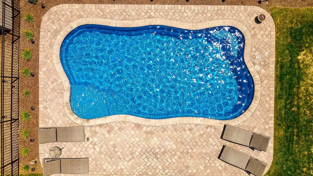 Aerial View Of Freeform Pool